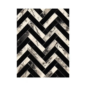 Geometric chevron pattern with textured details