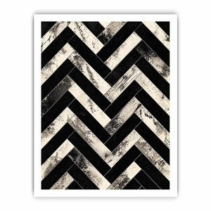 Geometric chevron pattern with textured details