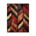 Weathered wooden chevron pattern