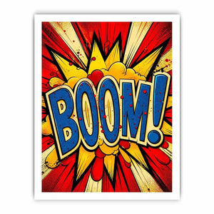 Explosive pop art action!