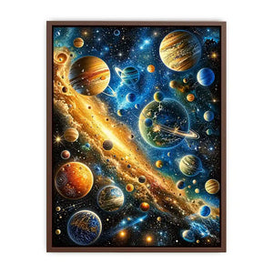 Galactic wonders in vivid hues
