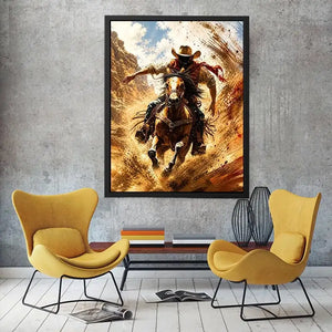 Galloping through the desert dust