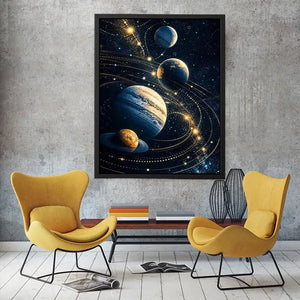 Golden orbits in a cosmic dance