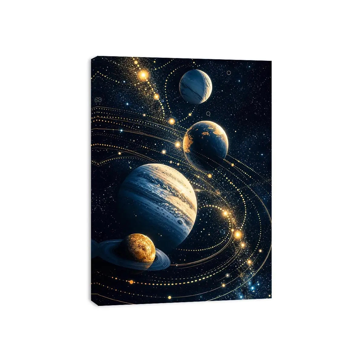 Golden orbits in a cosmic dance