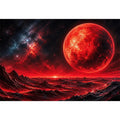 Red horizon on alien world
