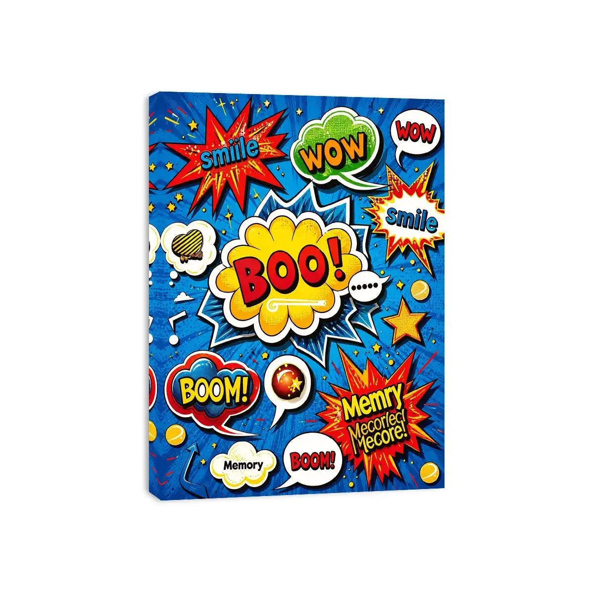 Explosive pop art sound effects