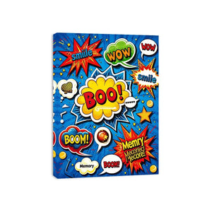 Explosive pop art sound effects