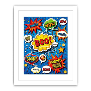 Explosive pop art sound effects