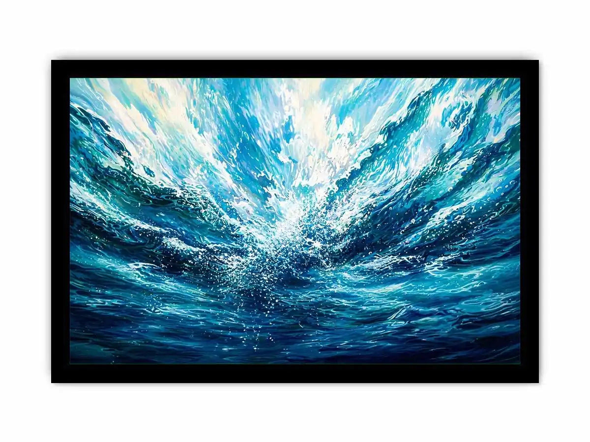 Turbulent wave in motion