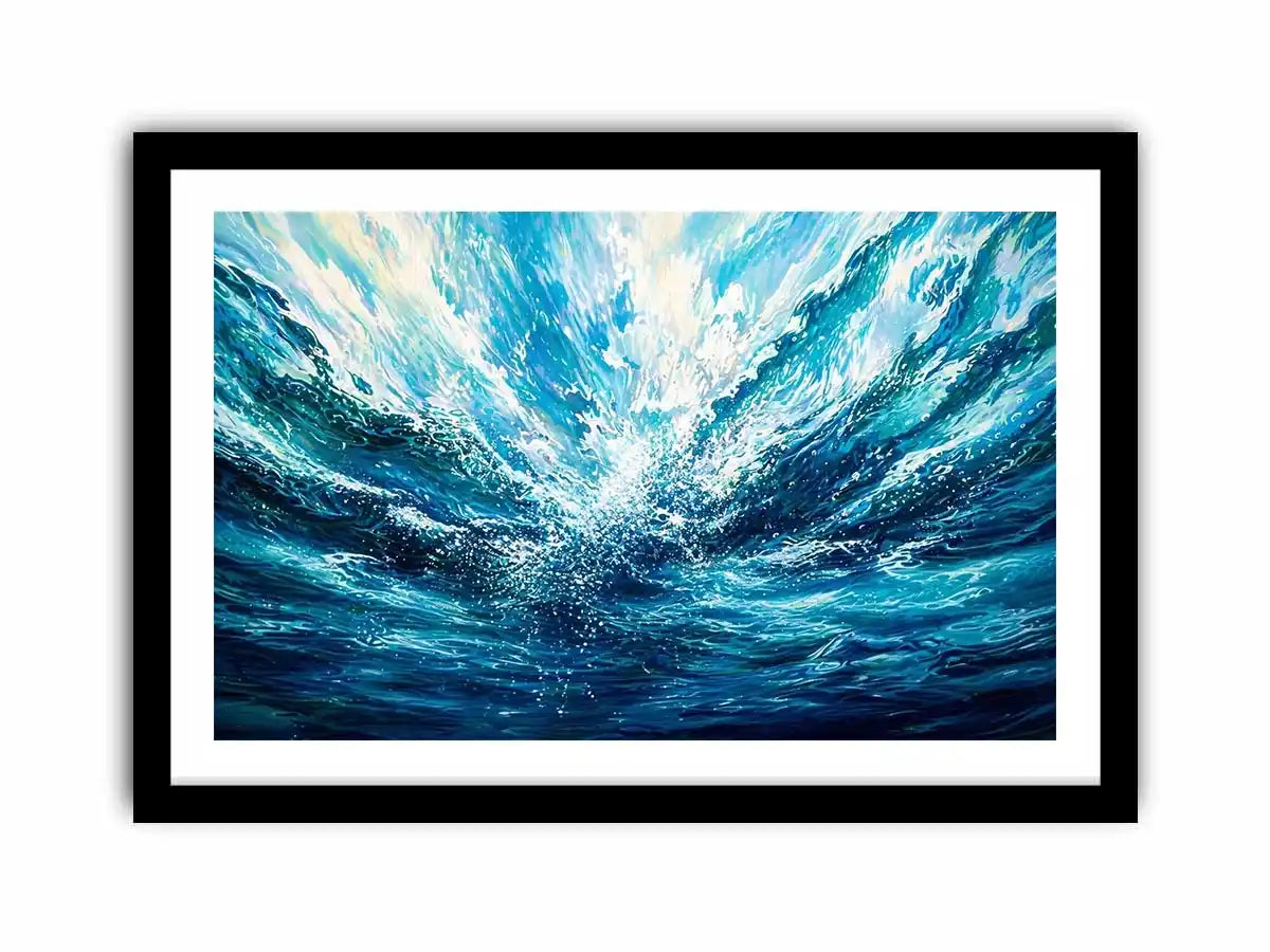 Turbulent wave in motion