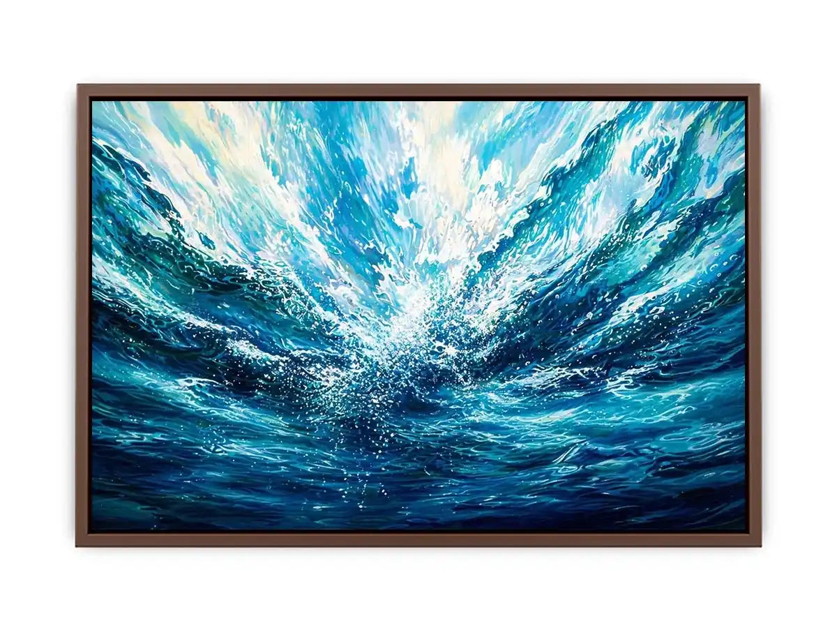 Turbulent wave in motion