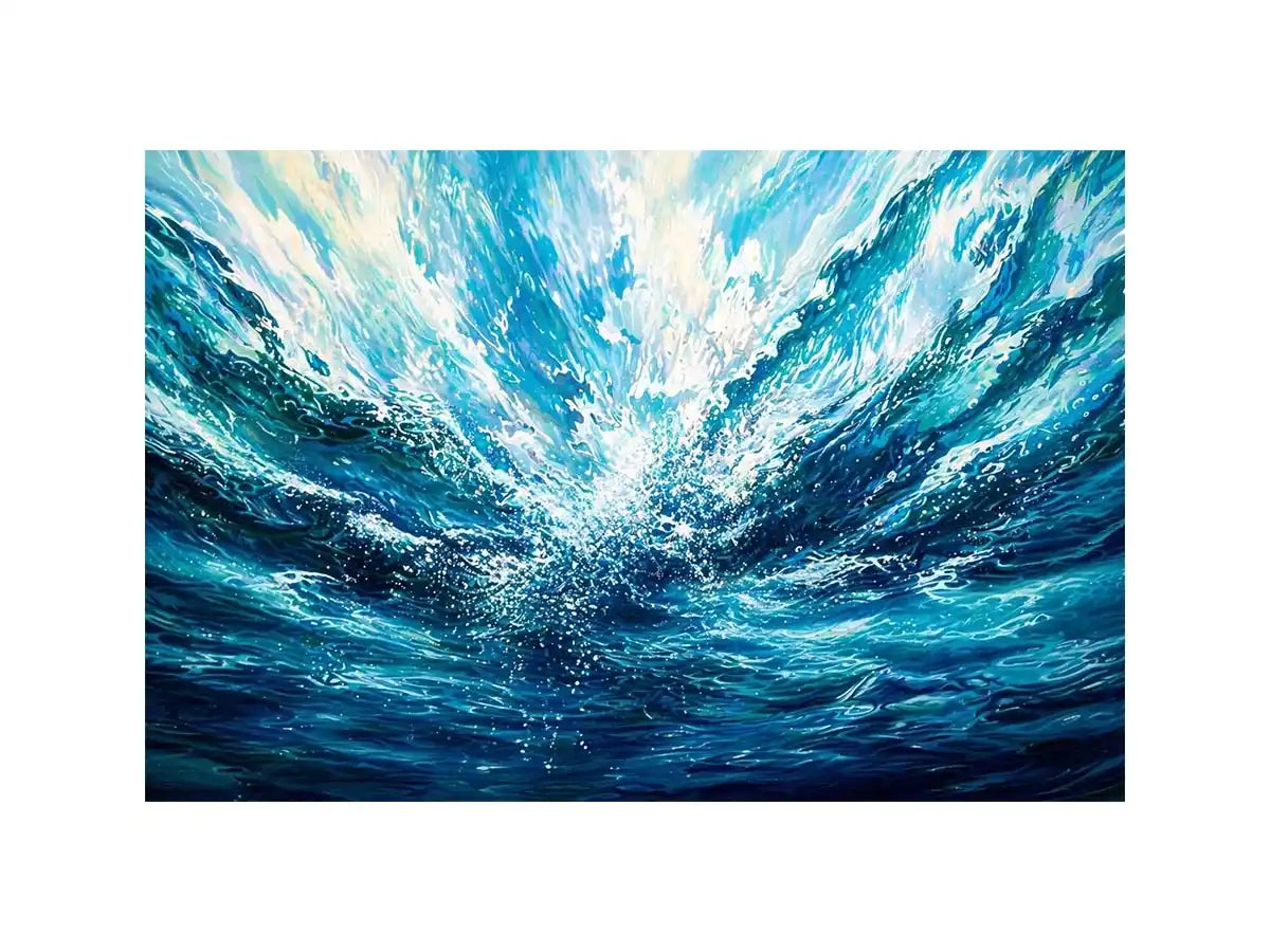 Turbulent wave in motion