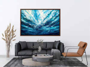 Turbulent wave in motion