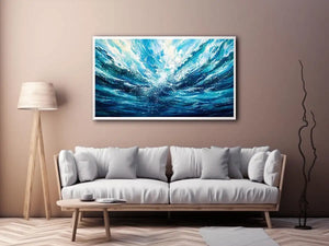 Turbulent wave in motion
