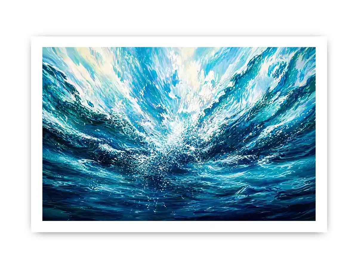Turbulent wave in motion