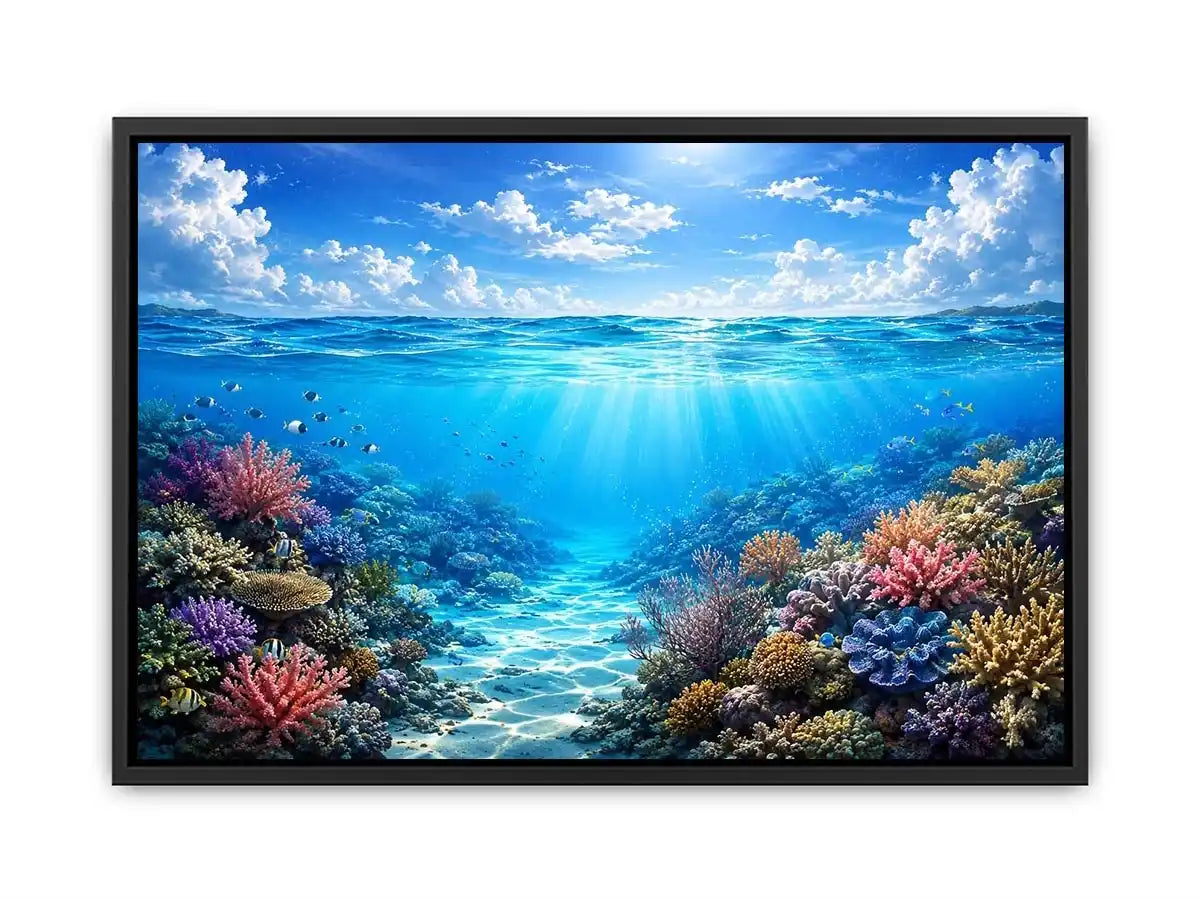 Tropical sea and coral beauty