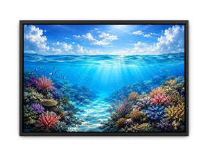 Tropical sea and coral beauty