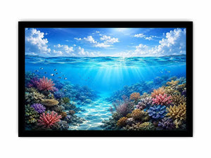 Tropical sea and coral beauty