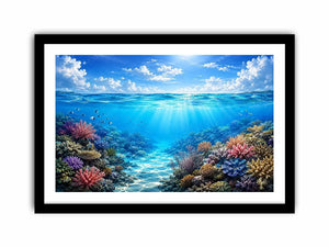 Tropical sea and coral beauty