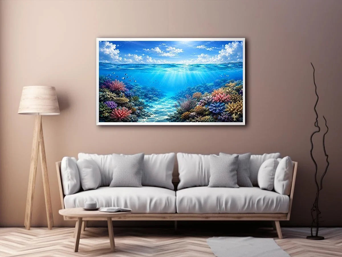 Tropical sea and coral beauty