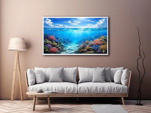 Tropical sea and coral beauty