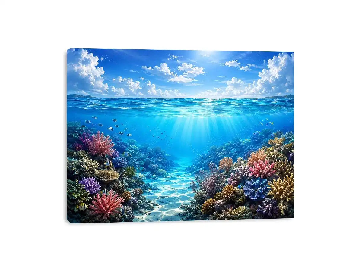 Tropical sea and coral beauty
