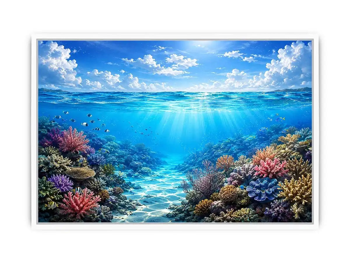 Tropical sea and coral beauty