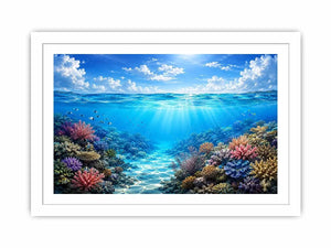 Tropical sea and coral beauty