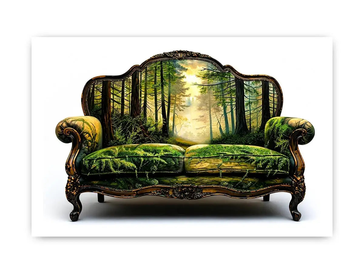 Enchanted forest sofa design