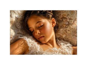 Gentle slumber in soft lace