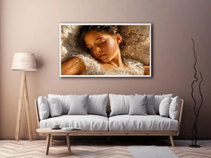 Gentle slumber in soft lace