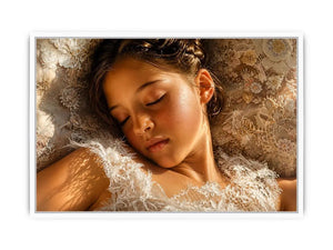 Gentle slumber in soft lace