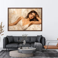 Serene repose in warm tones