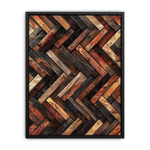 Warm herringbone wood texture background