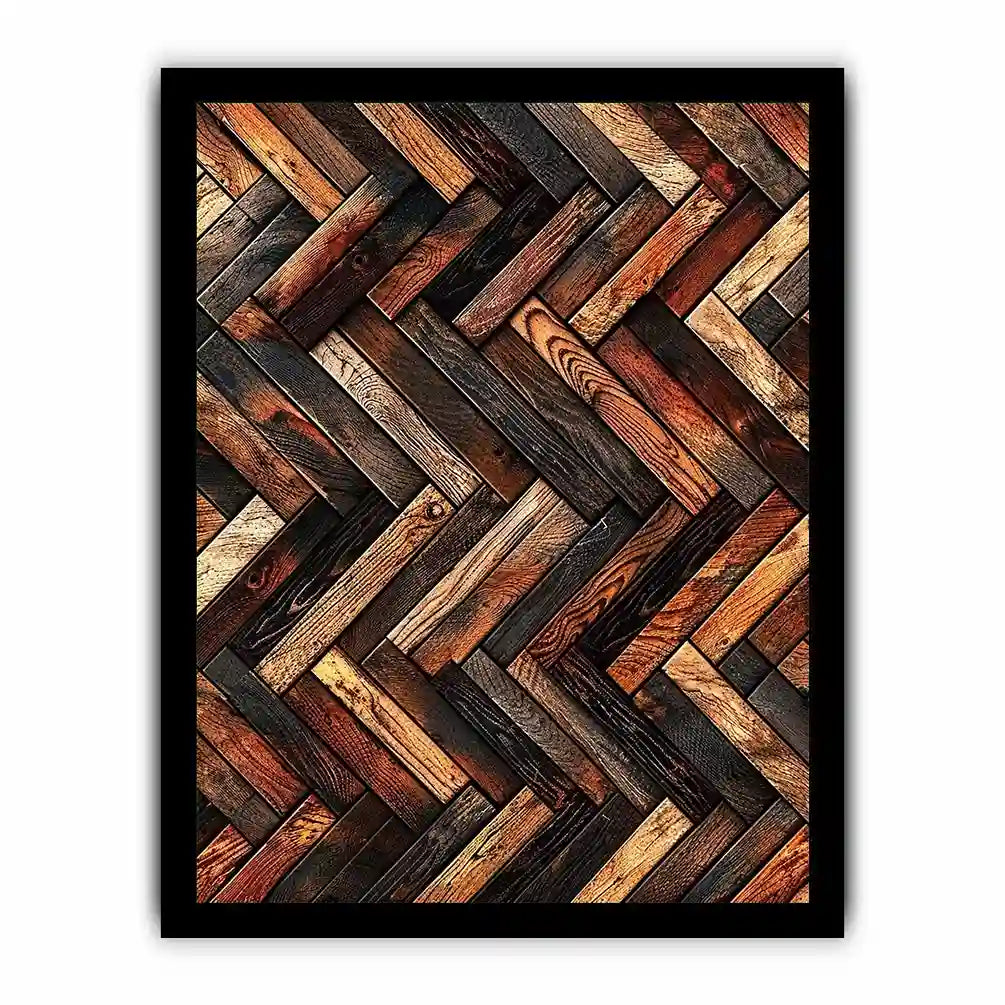 Warm herringbone wood texture background
