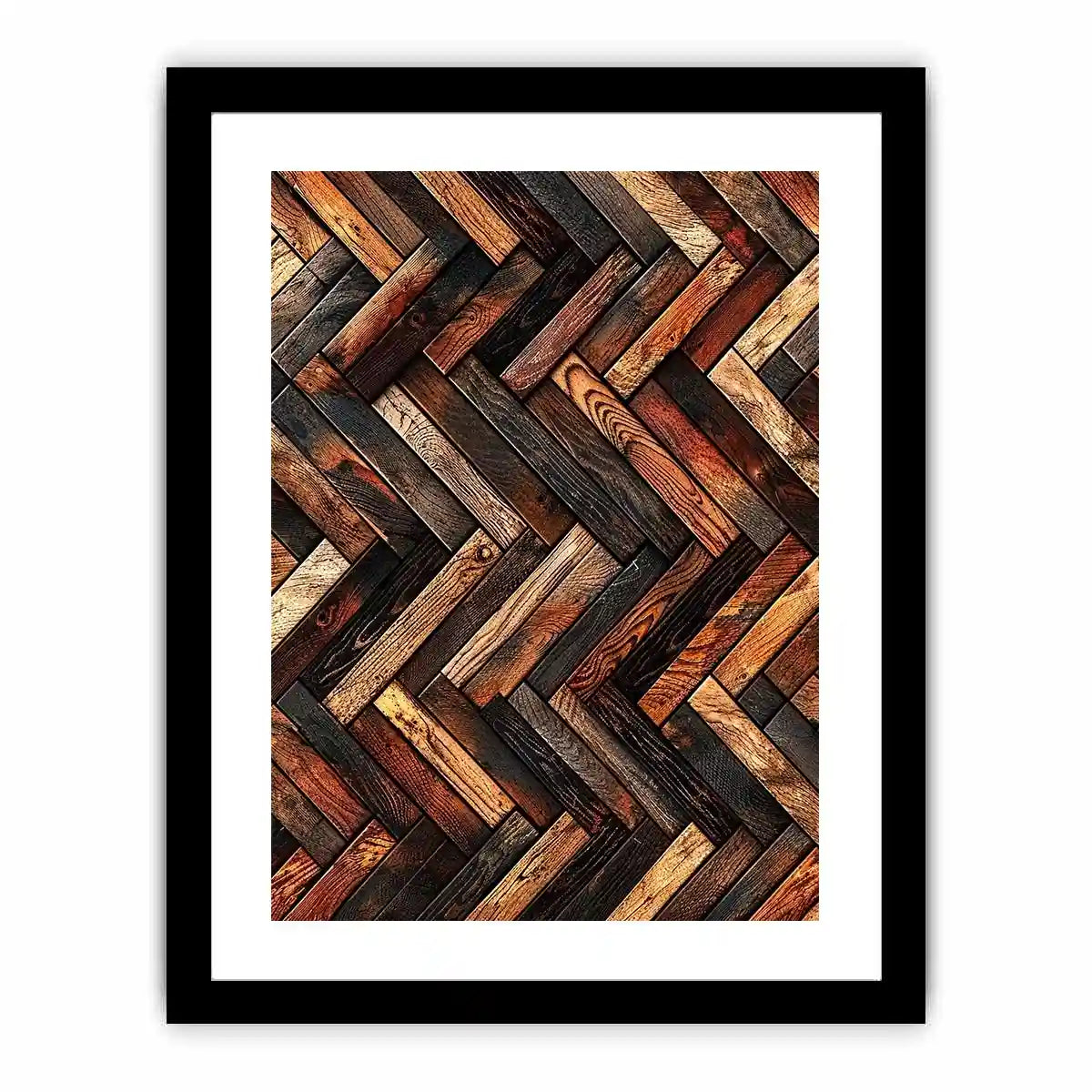Warm herringbone wood texture background