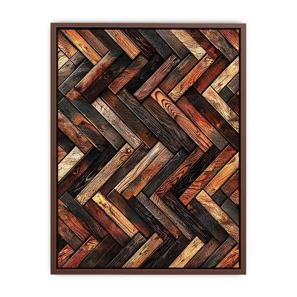 Warm herringbone wood texture background