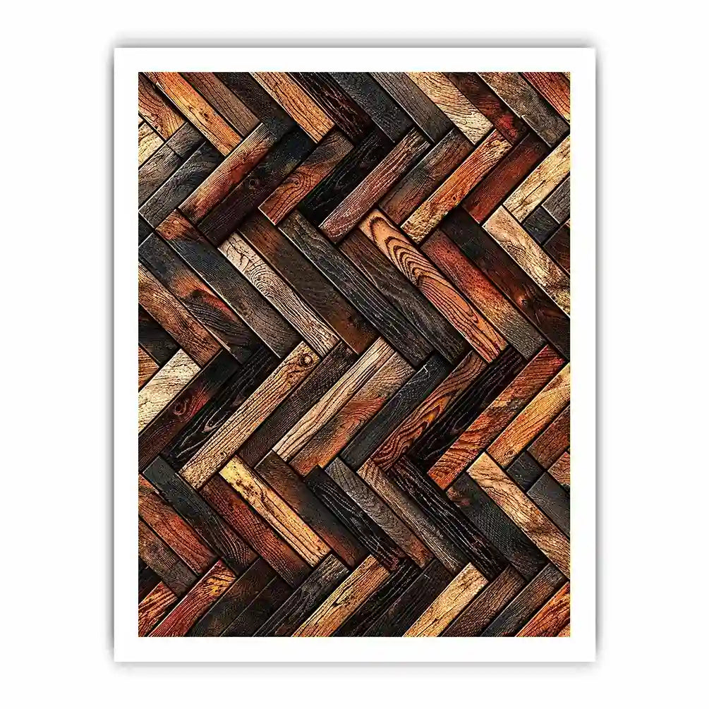 Warm herringbone wood texture background