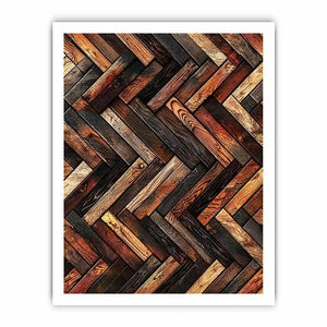 Warm herringbone wood texture background