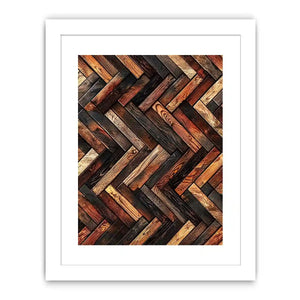Warm herringbone wood texture background
