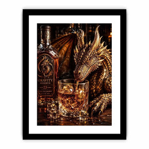 Dragon at the whiskey bar