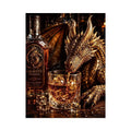 Dragon at the whiskey bar