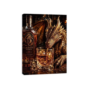 Dragon at the whiskey bar