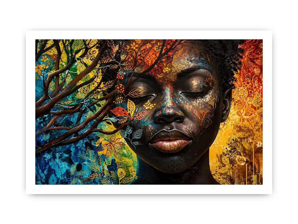 Serene beauty with botanical harmony