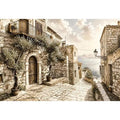 Mediterranean village by the sea