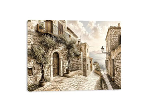 Mediterranean village by the sea