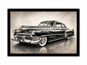 Vintage Cadillac in graphite style