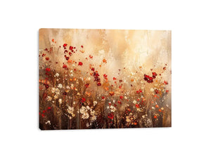 Wildflower meadow in abstract bloom