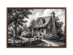 Cozy cottage in a serene countryside