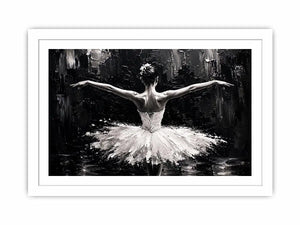 Graceful dance in monochrome light